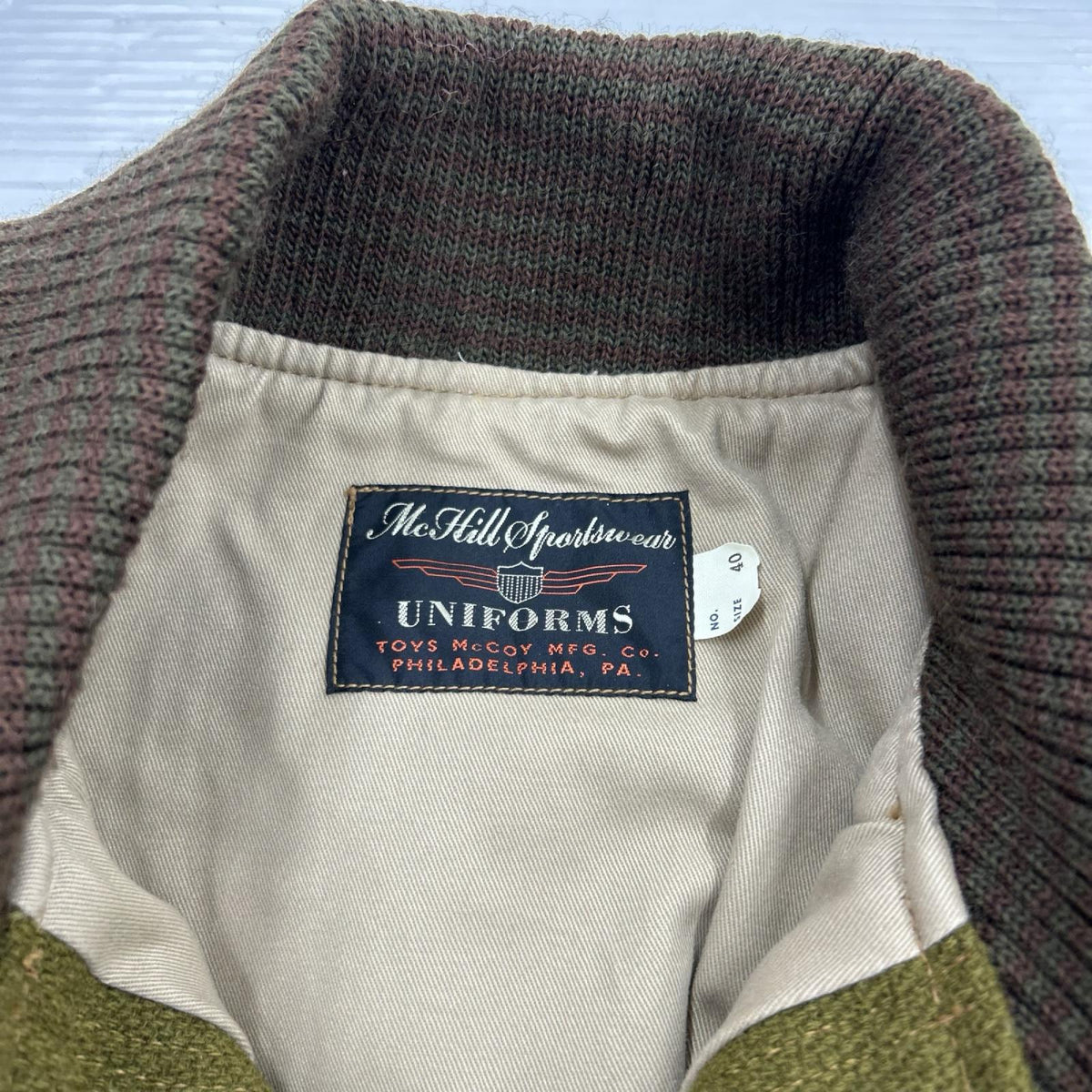 ジャケット ｶﾃﾞｯﾄｼﾞｬｹｯﾄ MILITARY CADET JACKET 40