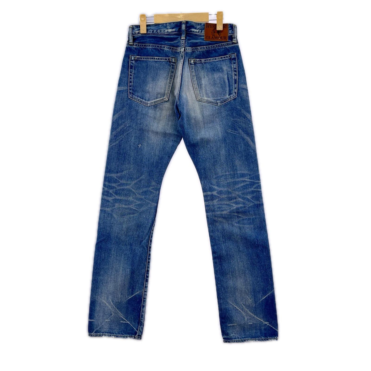 デニムパンツ ｽﾀｯｽﾞ ｽﾘﾑ 赤耳 W28 0241ap16 28 ブルー