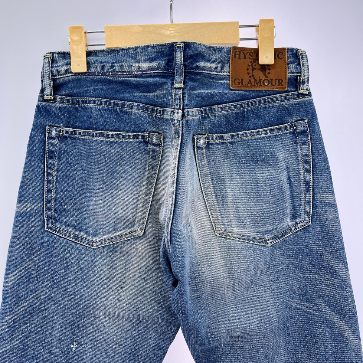 デニムパンツ ｽﾀｯｽﾞ ｽﾘﾑ 赤耳 W28 0241ap16 28 ブルー