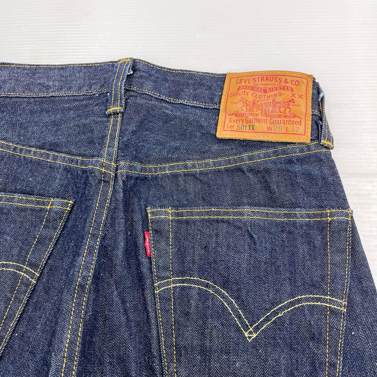 デニムパンツ LVC 47年復刻 501 濃紺 W28 28 ネイビー