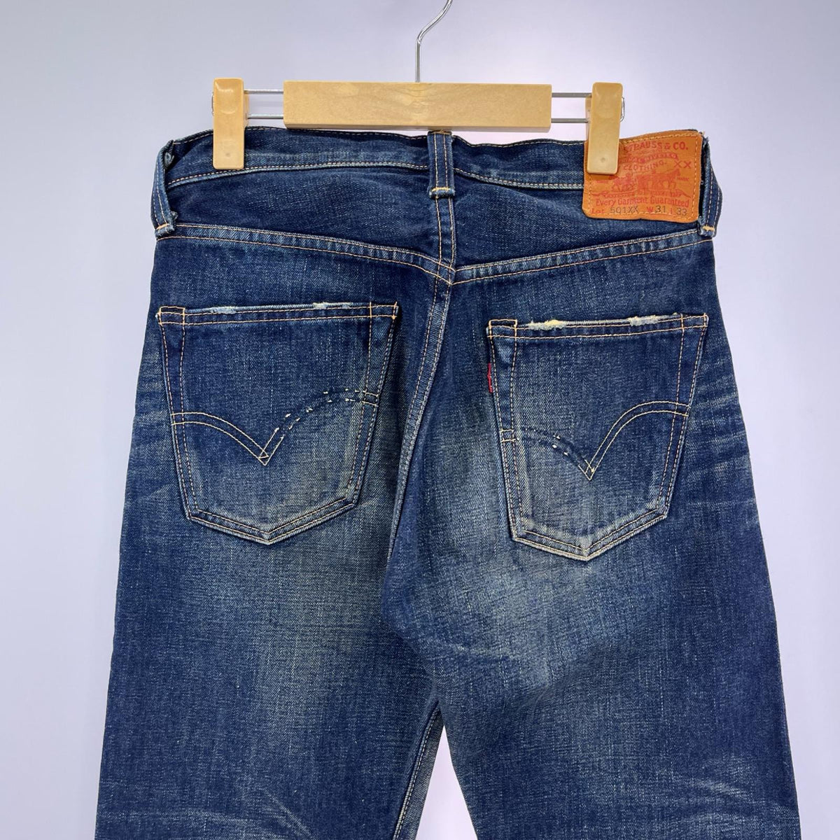 デニムパンツ LVC 47年復刻 501XX W29位 31 ネイビー