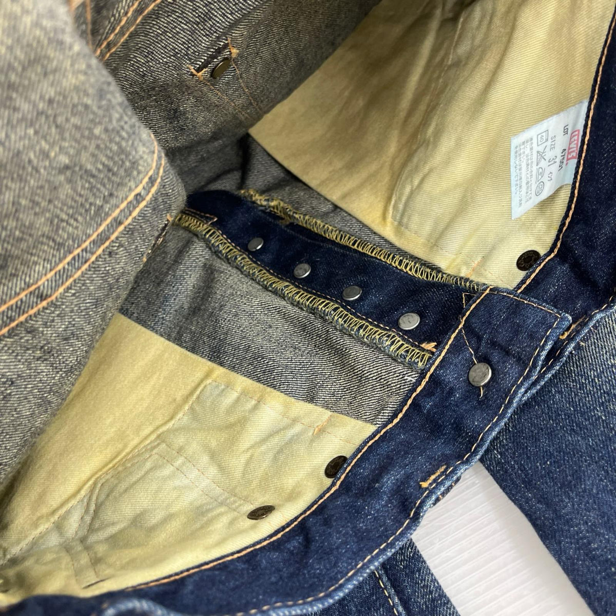 デニムパンツ LVC 47年復刻 501XX W29位 31 ネイビー