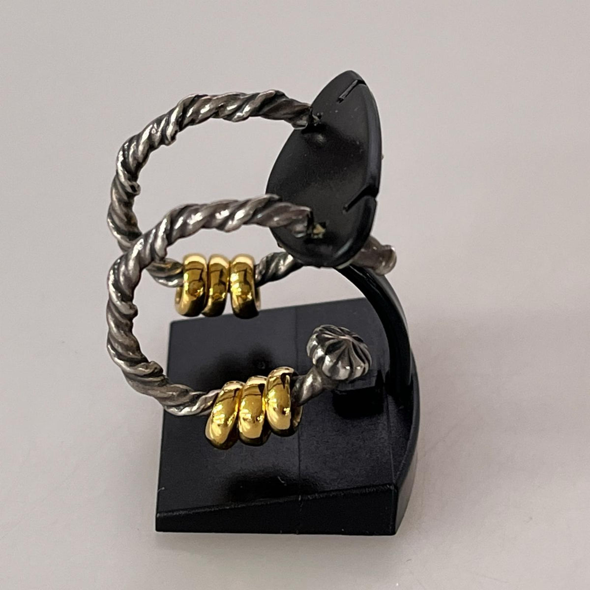 その他アクセサリー ツイストフープピアス シルバー