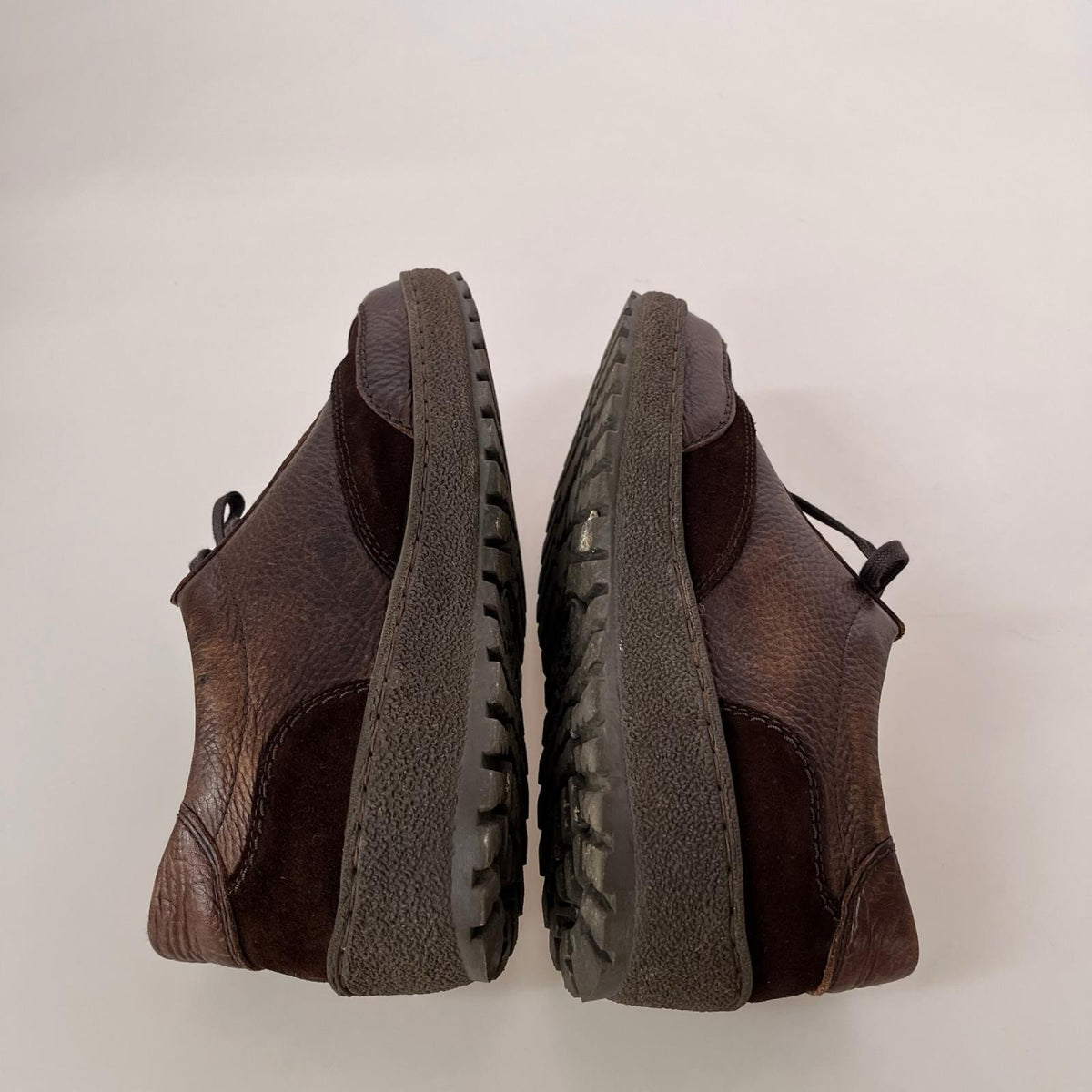 スニーカー MEPHISTO ﾚｻﾞｰｺﾝﾌｫｰﾄｼｭｰｽﾞEUR6 ブラウン