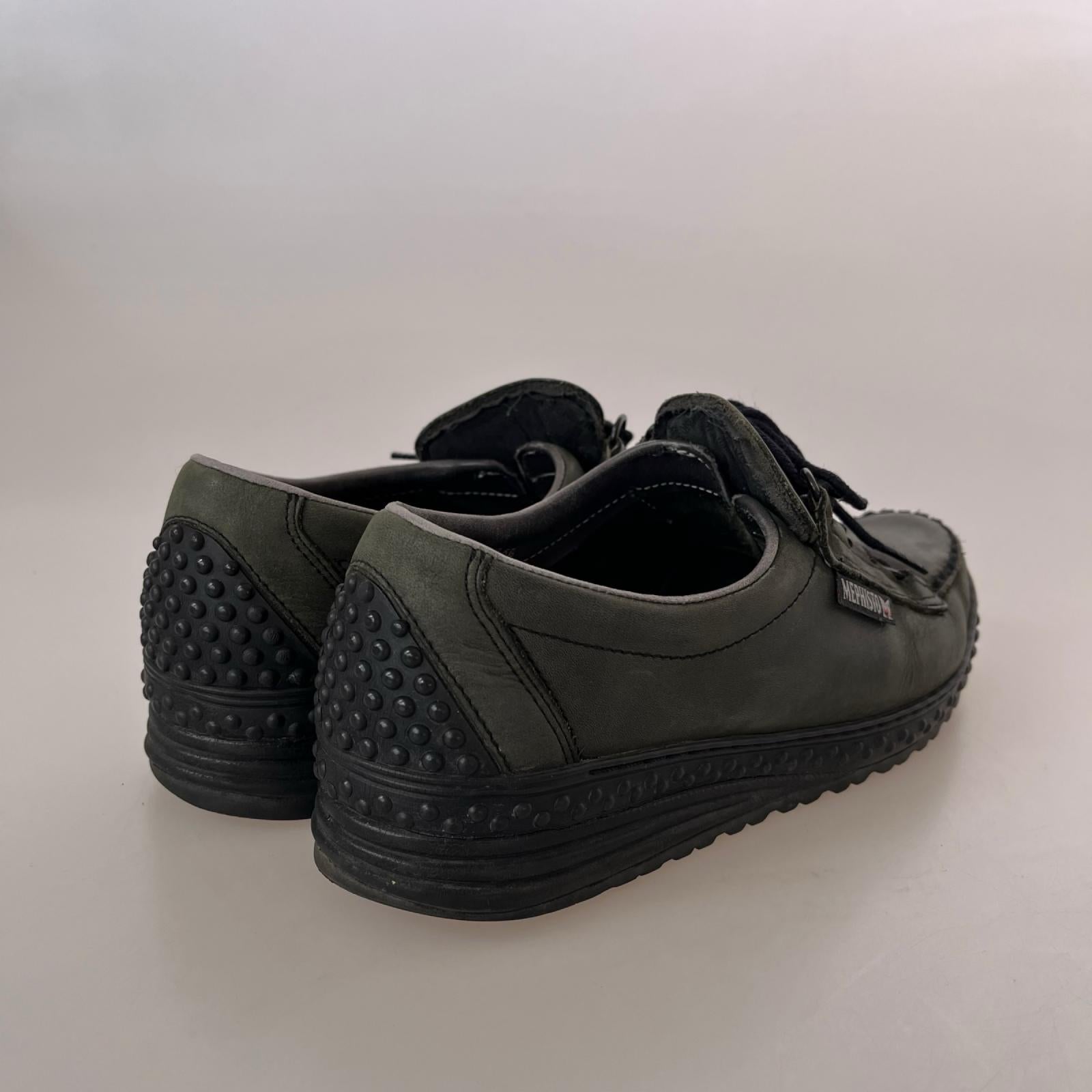 スニーカー MEPHISTO ﾚｻﾞｰｼｭｰｽﾞ ｸﾞﾘｰﾝ グリーン