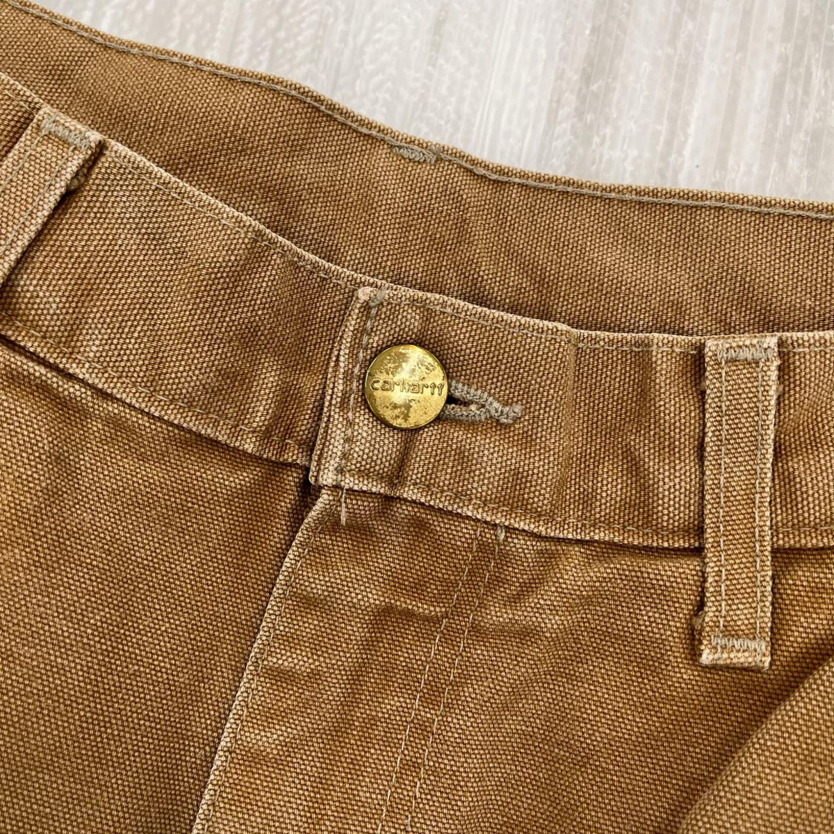 パンツ USA製 ﾀﾞﾌﾞﾙﾆｰﾍﾟｲﾝﾀｰﾊﾟﾝﾂ ブラウン