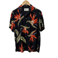 半袖シャツ 18SS BIRD OF PARADISE S/S HAWAIIAN SHIRT SS ブラック