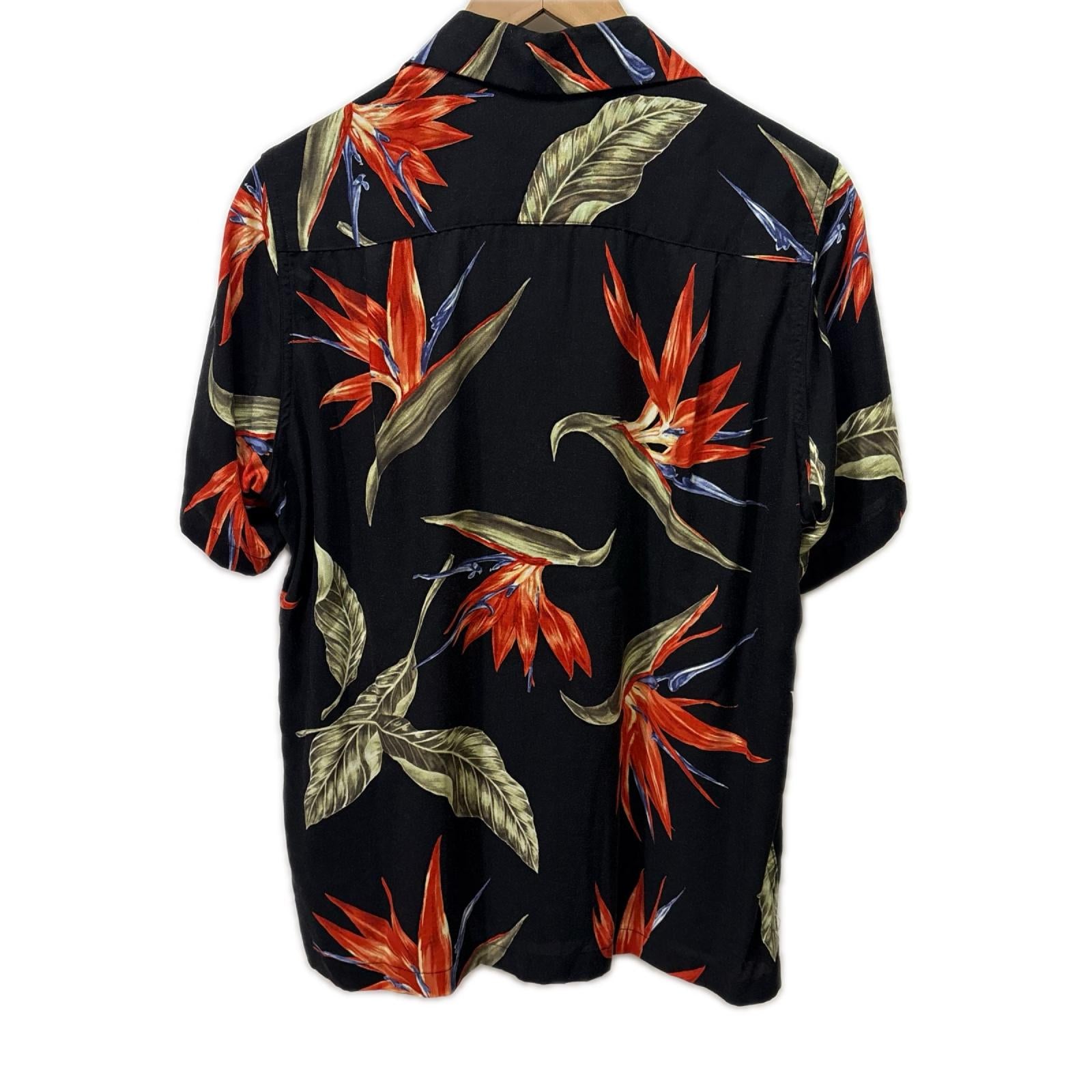 半袖シャツ 18SS BIRD OF PARADISE S/S HAWAIIAN SHIRT SS ブラック