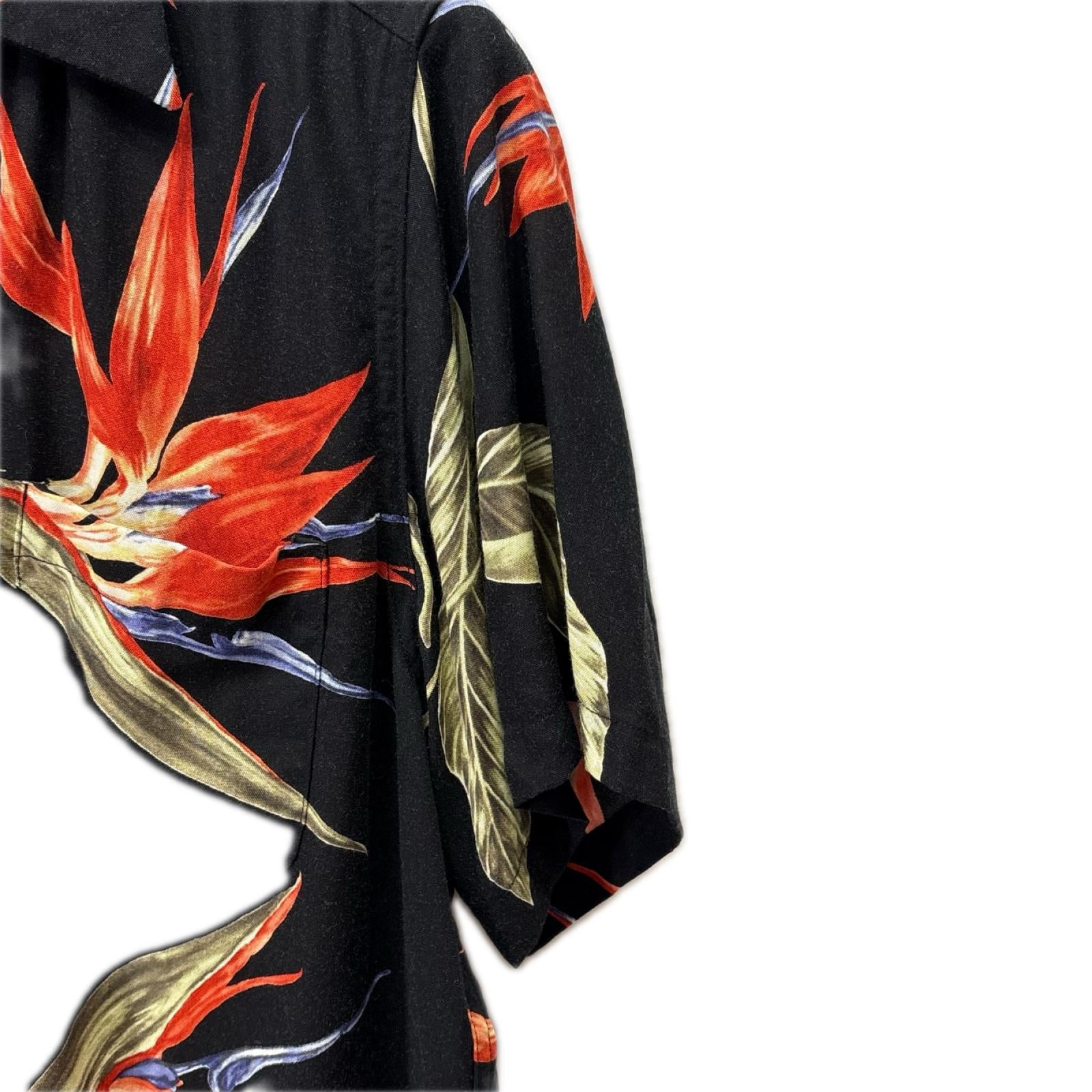 半袖シャツ 18SS BIRD OF PARADISE S/S HAWAIIAN SHIRT SS ブラック