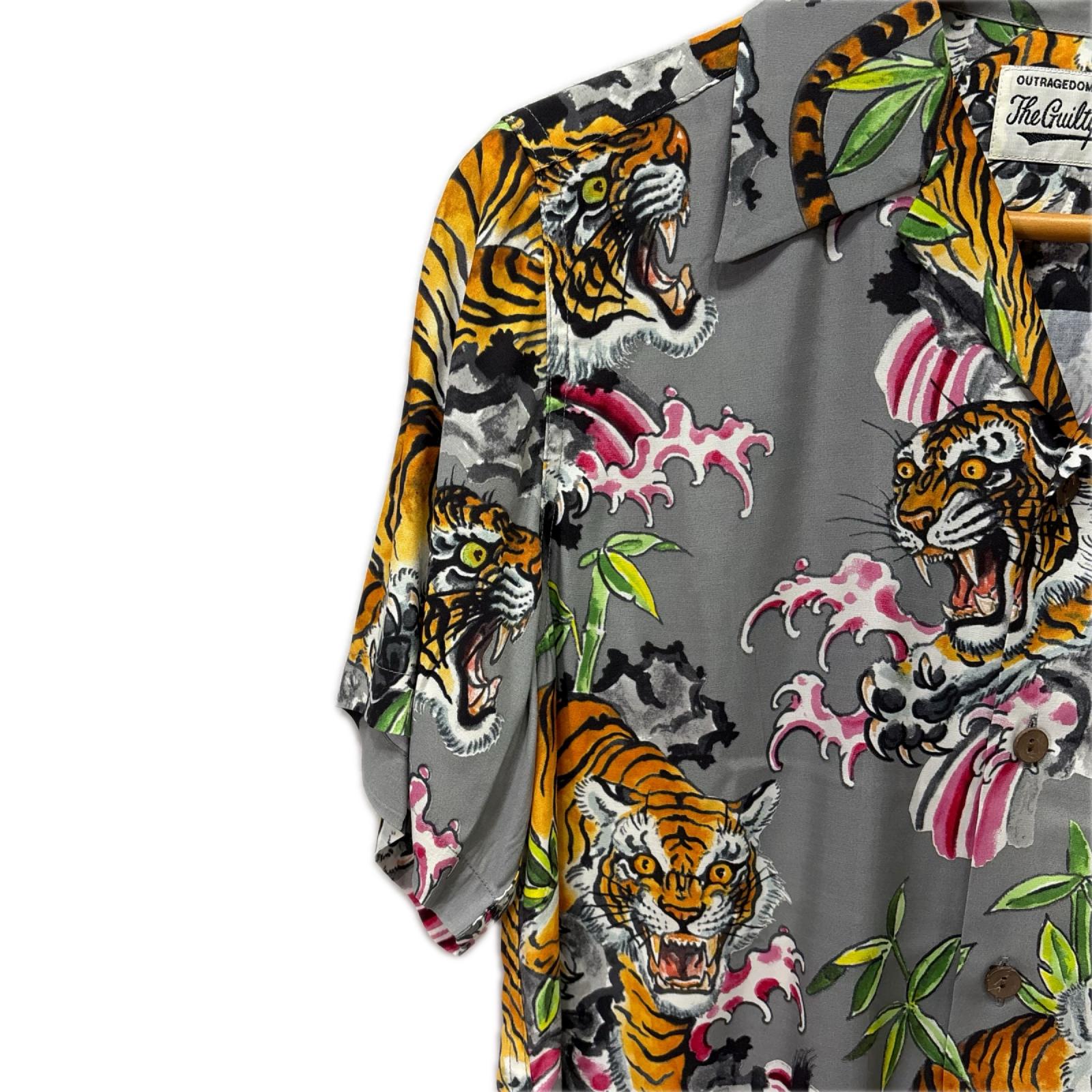 半袖シャツ 19SS TIM LEHI S/S HAWAIIAN SHIRT SS グレー
