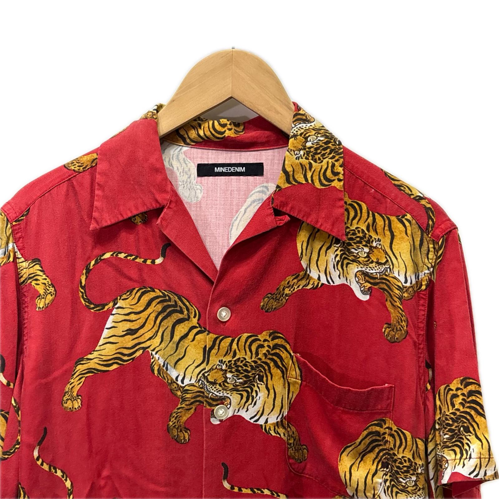 半袖シャツ 19SS TIGER S/S HAWAIIAN SHIRT 1 レッド