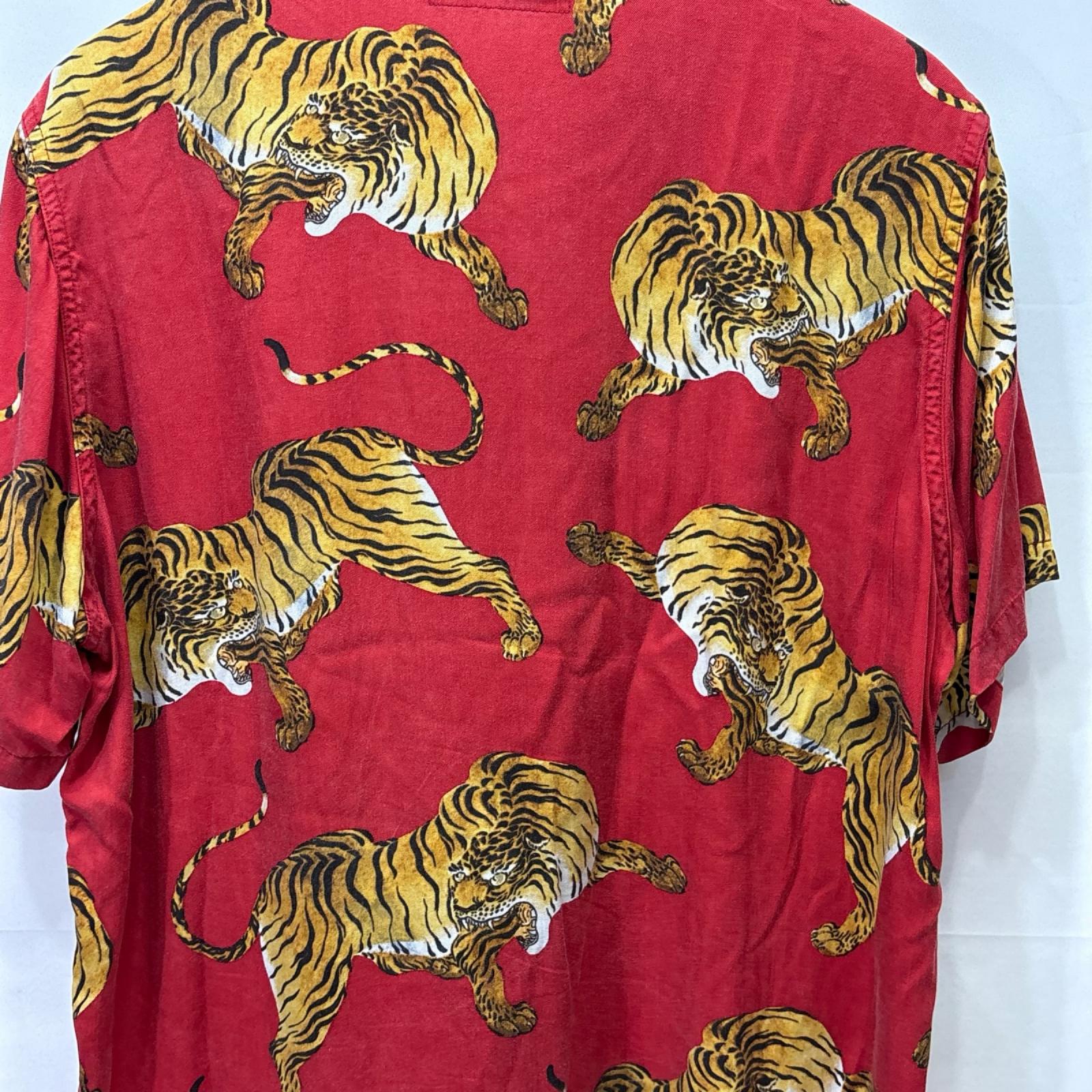 半袖シャツ 19SS TIGER S/S HAWAIIAN SHIRT 1 レッド