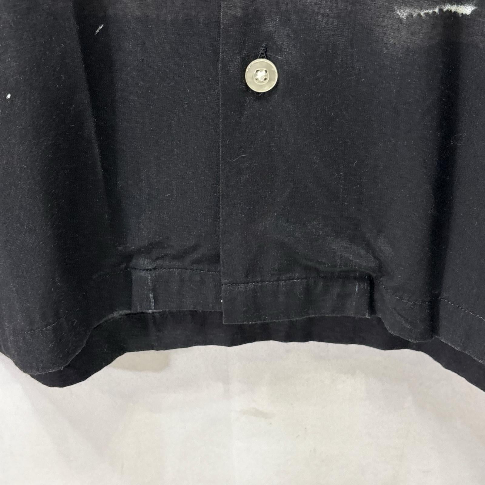 半袖シャツ 18SS S/S HAWAIIAN SHIRT S ブラック
