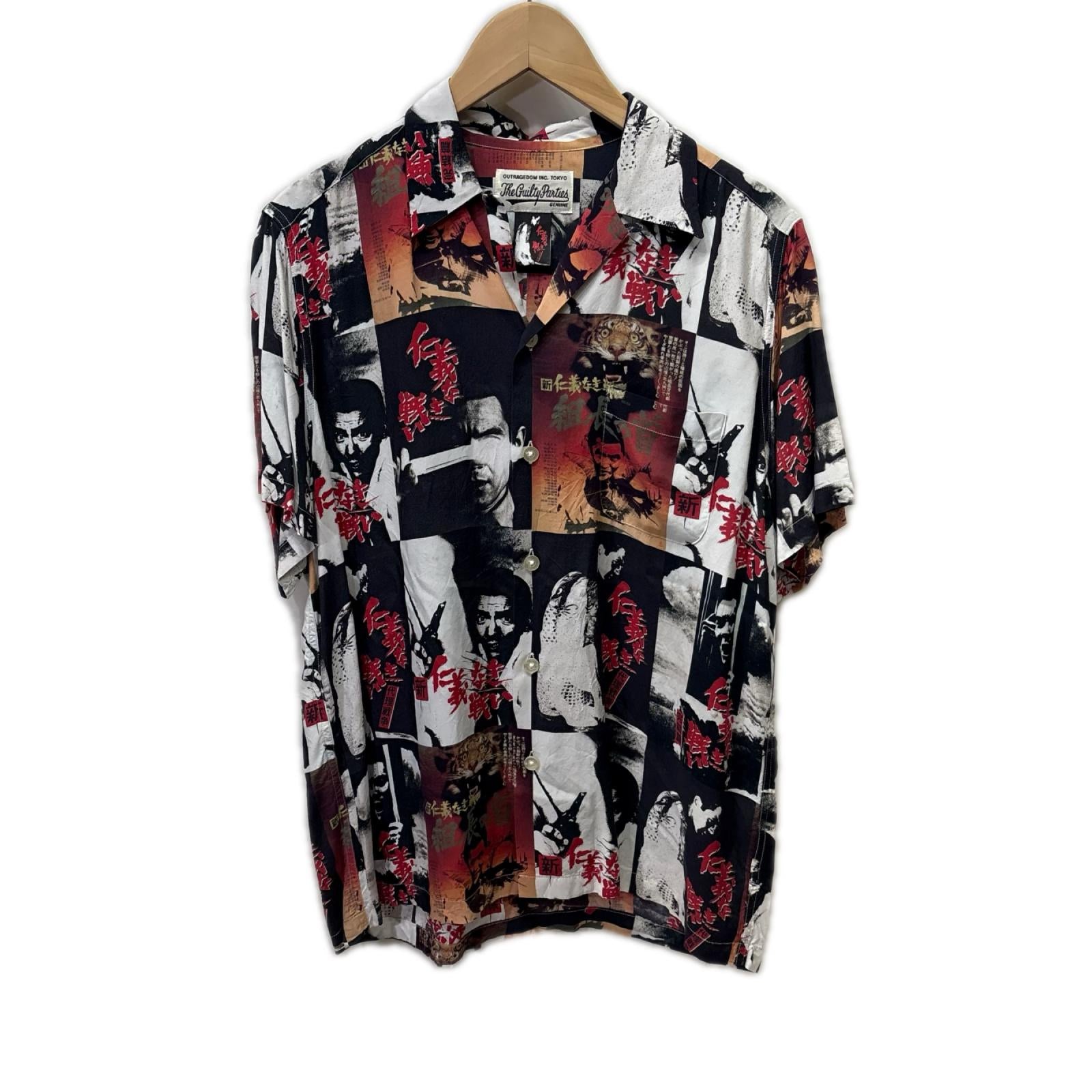 半袖シャツ 20SS S/S HAWAIIAN SHIRT S ブラック