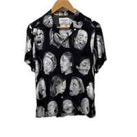 半袖シャツ 初期 FUCK THIS LIFE S/S HAWAIAN SHIRT S ブラック