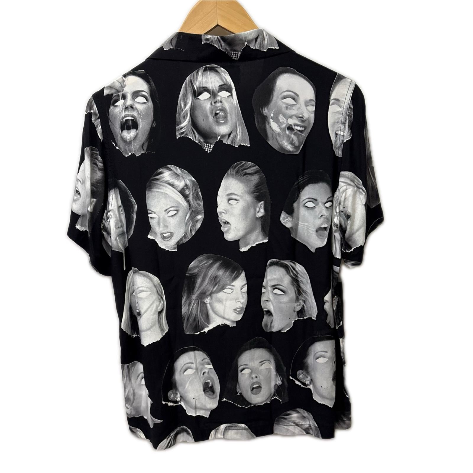 半袖シャツ 初期 FUCK THIS LIFE S/S HAWAIAN SHIRT S ブラック
