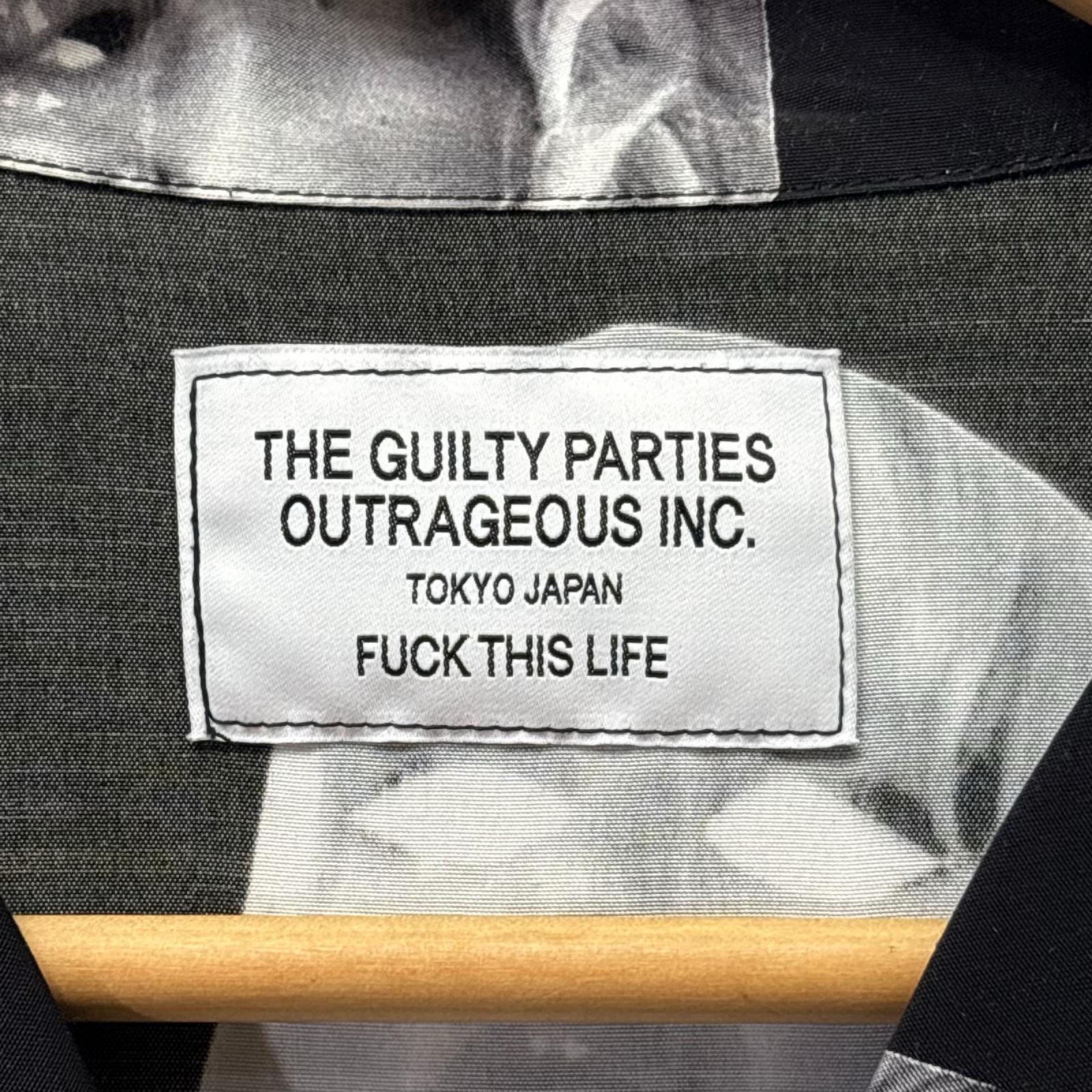 半袖シャツ 初期 FUCK THIS LIFE S/S HAWAIAN SHIRT S ブラック
