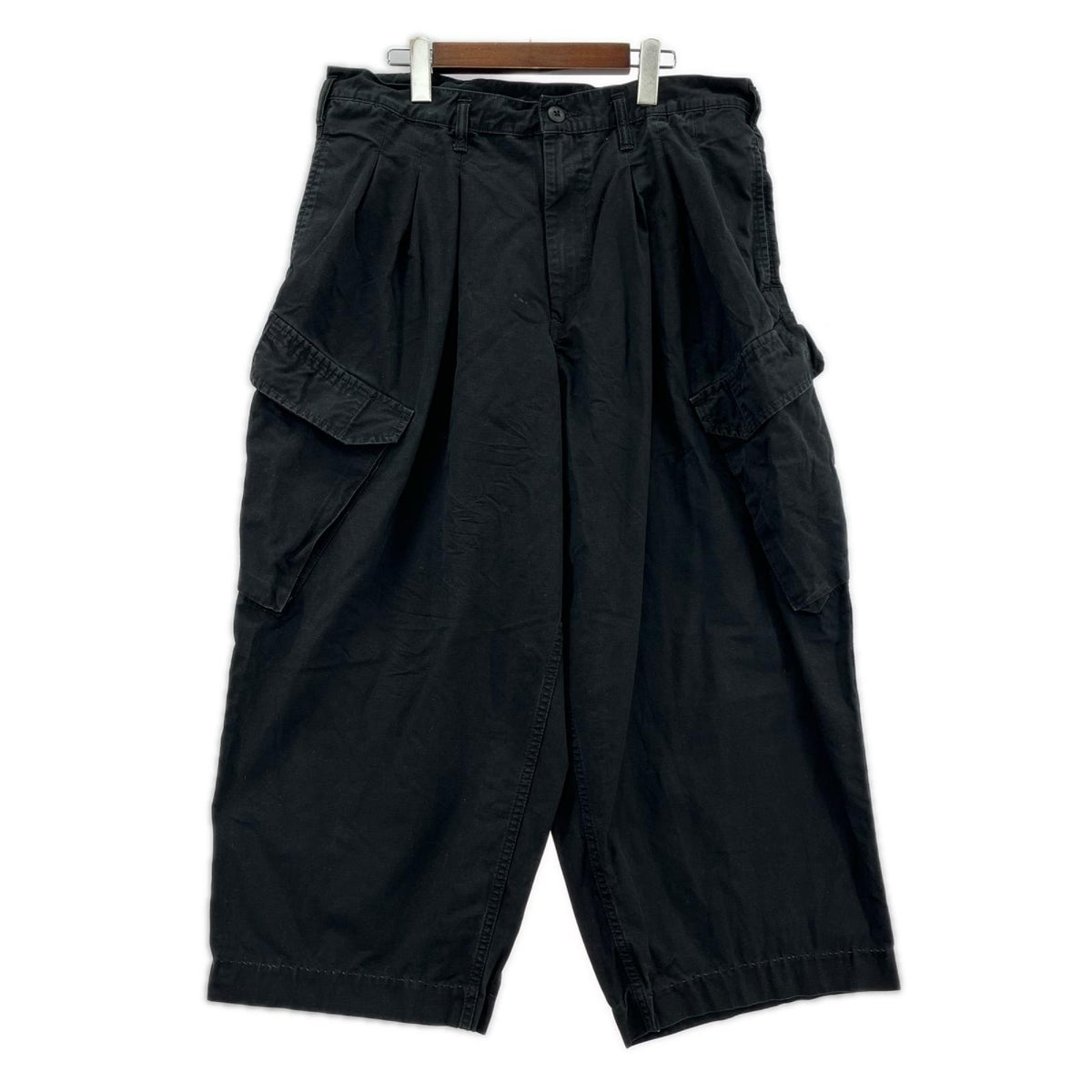 パンツ RIPSTOP 12TUCK PANTS/2/HX-P72-041-1-02 2 ブラック
