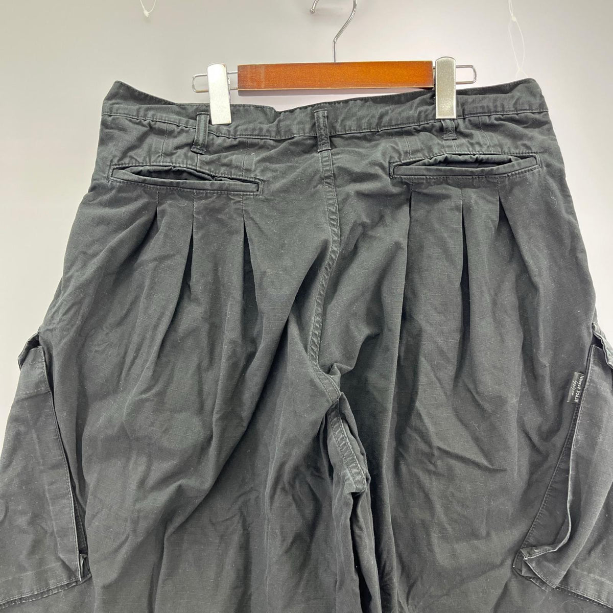 パンツ RIPSTOP 12TUCK PANTS/2/HX-P72-041-1-02 2 ブラック