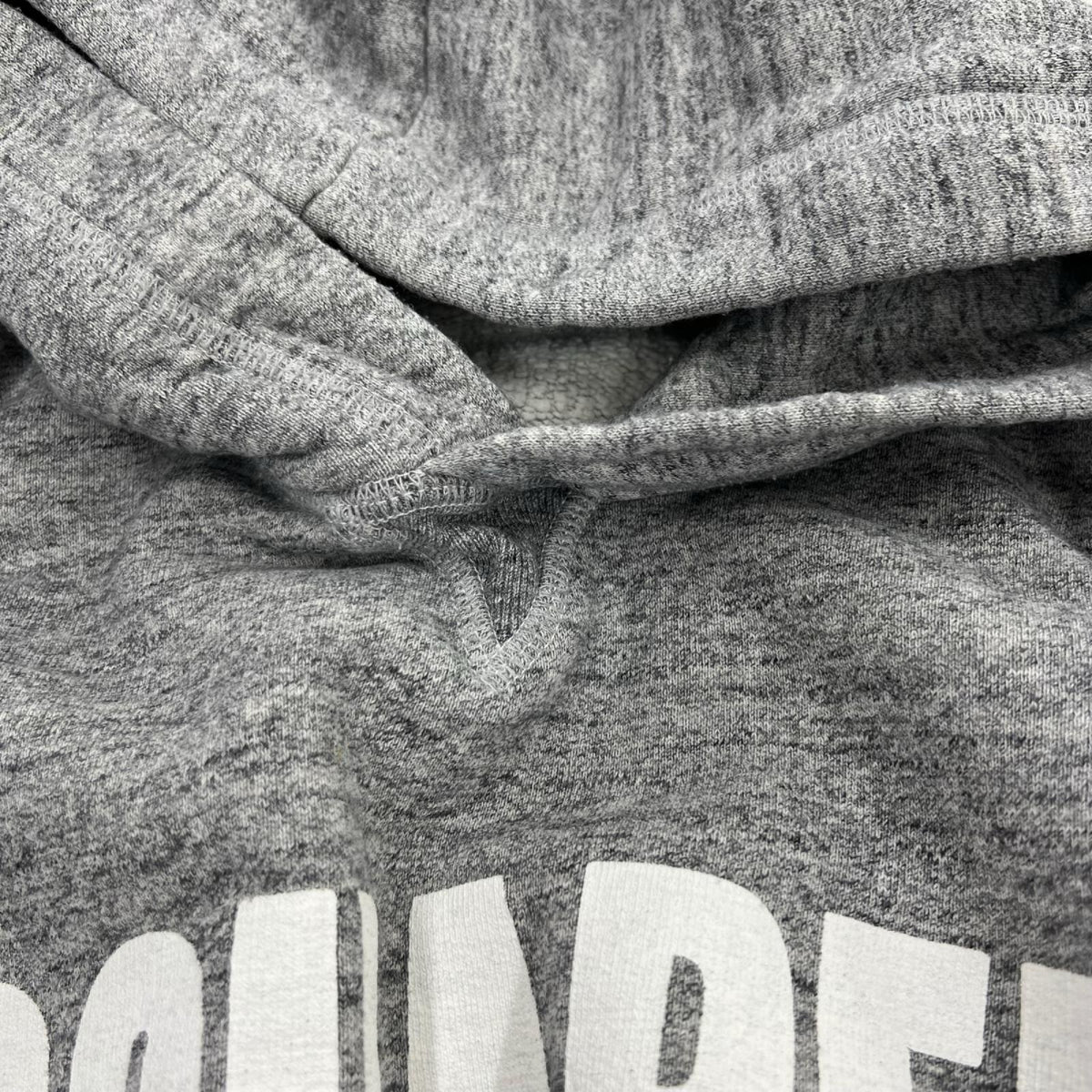 パーカー DSQUARED2 ﾛｺﾞﾌﾟﾘﾝﾄ 前Vﾊﾟｰｶｰ S ｸﾞﾚｰ S グレー