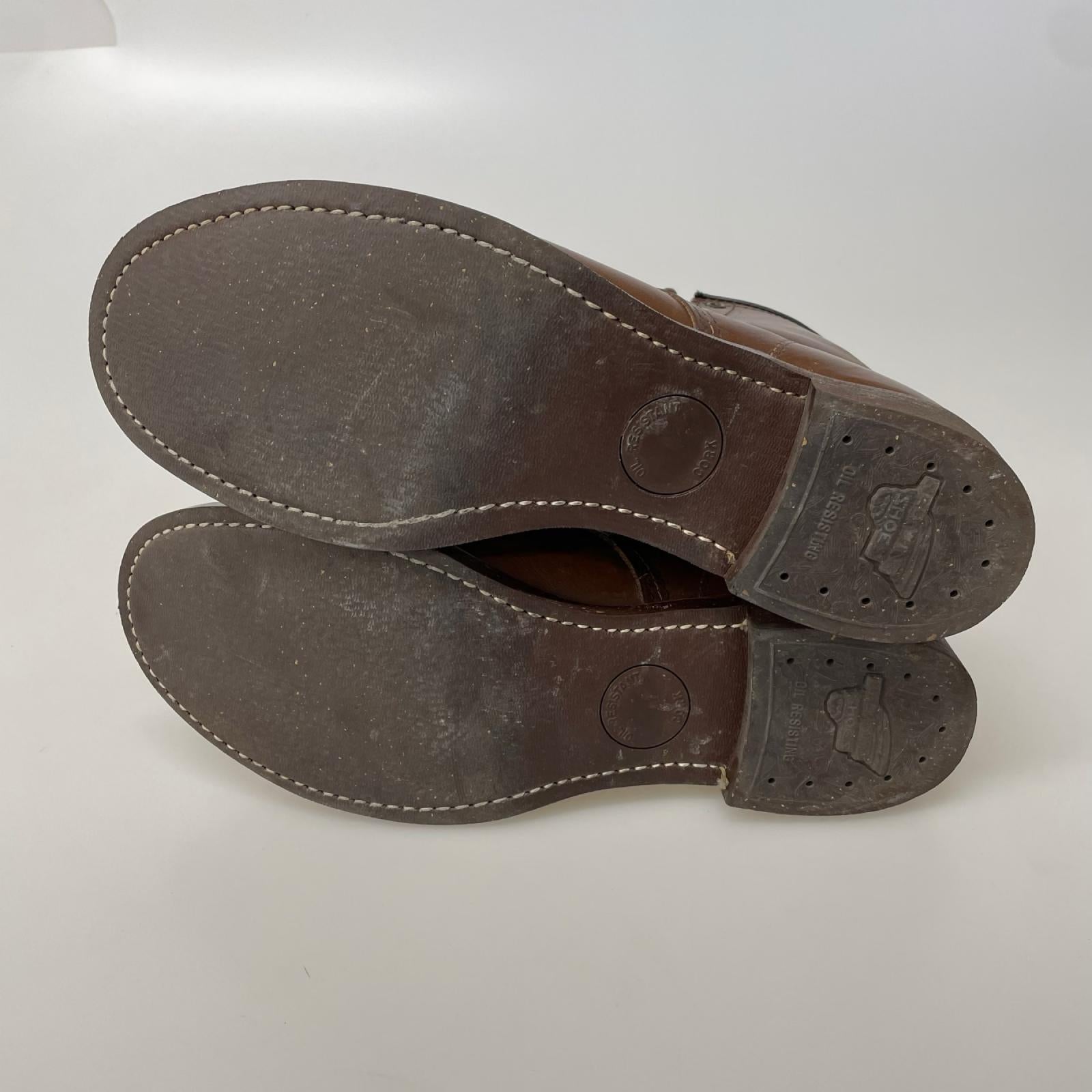 ブーツ RED WING 9161 ﾌﾞﾗｯｸｽﾐｽ ﾜｰｸﾌﾞｰﾂ 10 1/2 茶 ブラウン