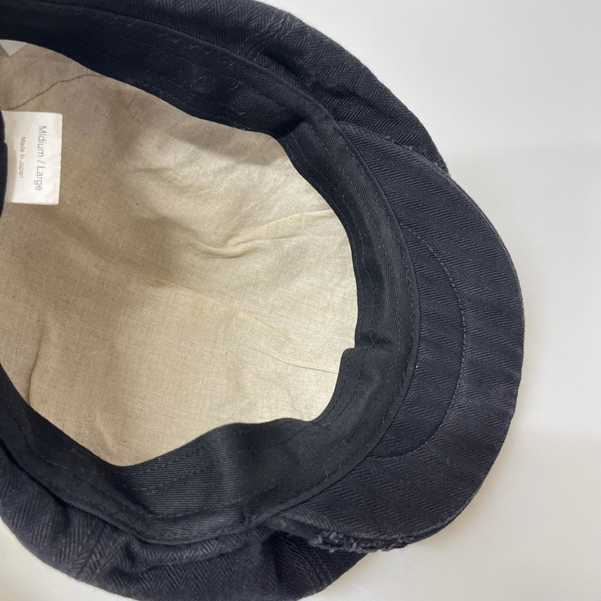 キャスケット CPH TWILL CASQUETTE 黒 ブラック