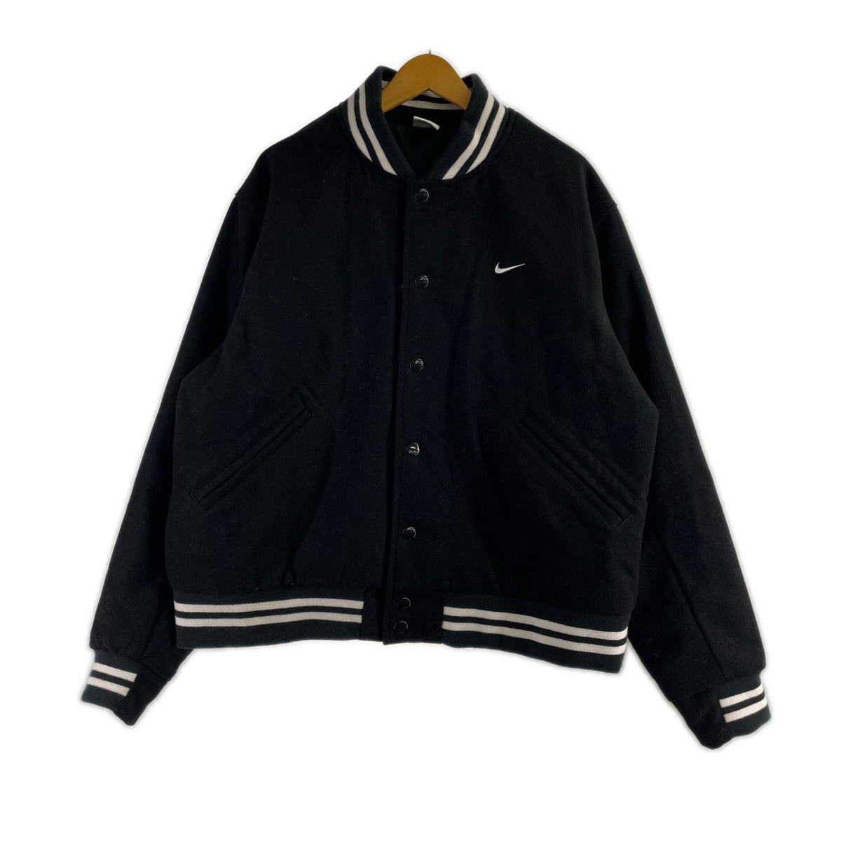 ブルゾン AU VARSITY JACKET ブラック