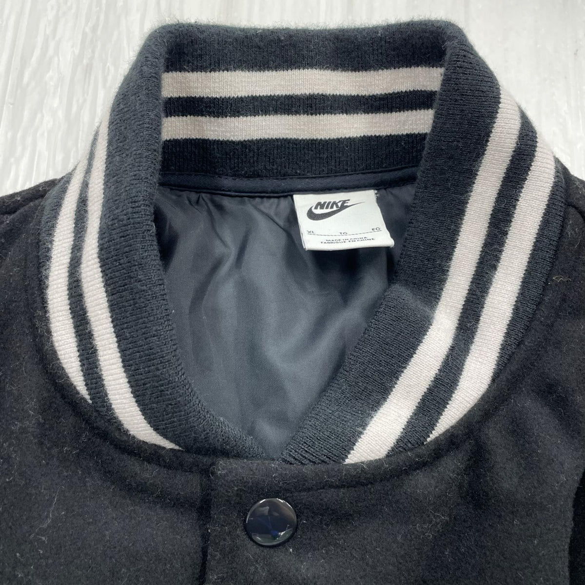ブルゾン AU VARSITY JACKET ブラック
