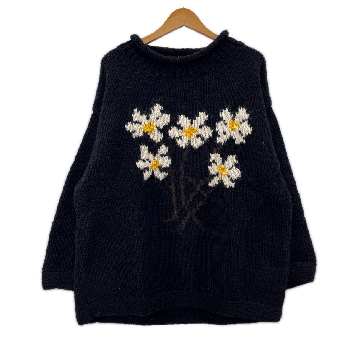 ニット MCMACHAN WOOLEN ウールニット ブラック
