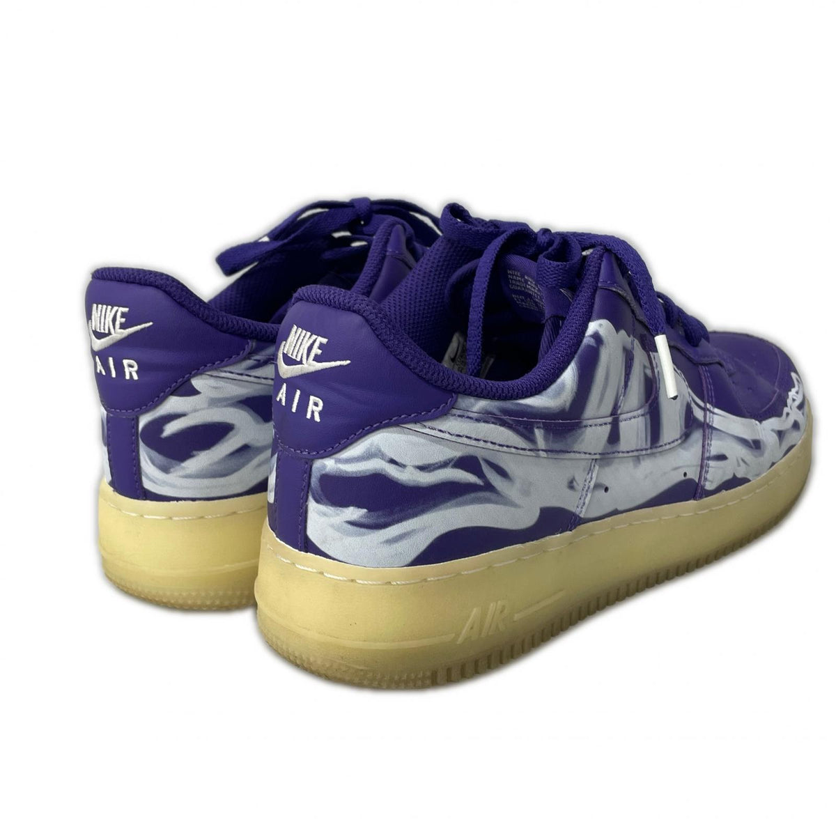 スニーカー AIR FORCE 1 07 SKELETON QS 28cm (US10 UK9 1/2 EU46) パープル