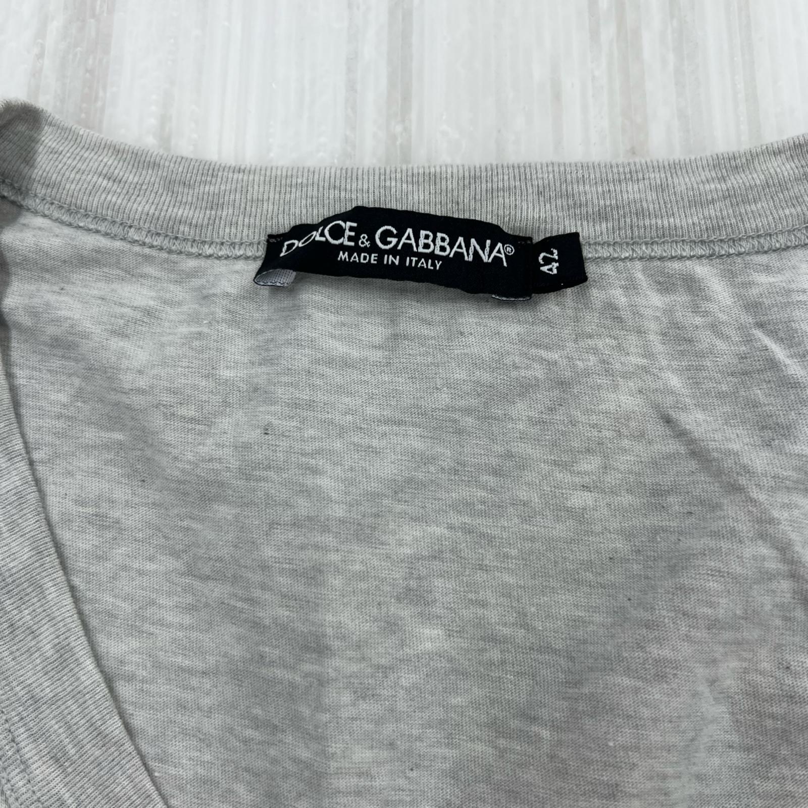 タンクトップ DOLCE＆GABBANA MARILYN MONROE ﾌﾟﾘﾝﾄﾀﾝｸﾄｯﾌﾟ 42 ｸﾞﾚｰ 42 グレー