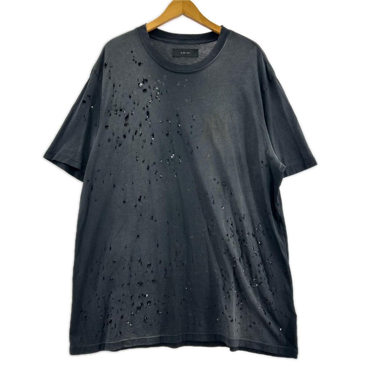 半袖Ｔシャツ 24SS MAﾛｺﾞﾌﾟﾘﾝﾄ ｼｮｯﾄｶﾞﾝ 黒（XL） ブラック