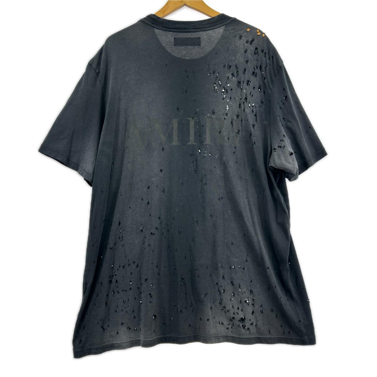 半袖Ｔシャツ 24SS MAﾛｺﾞﾌﾟﾘﾝﾄ ｼｮｯﾄｶﾞﾝ 黒（XL） ブラック