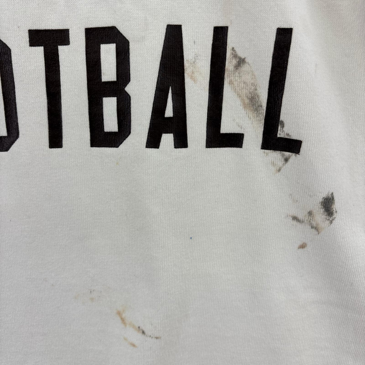 長袖Ｔシャツ 70s Russell Athletic FOOTBALL (XL) ホワイト