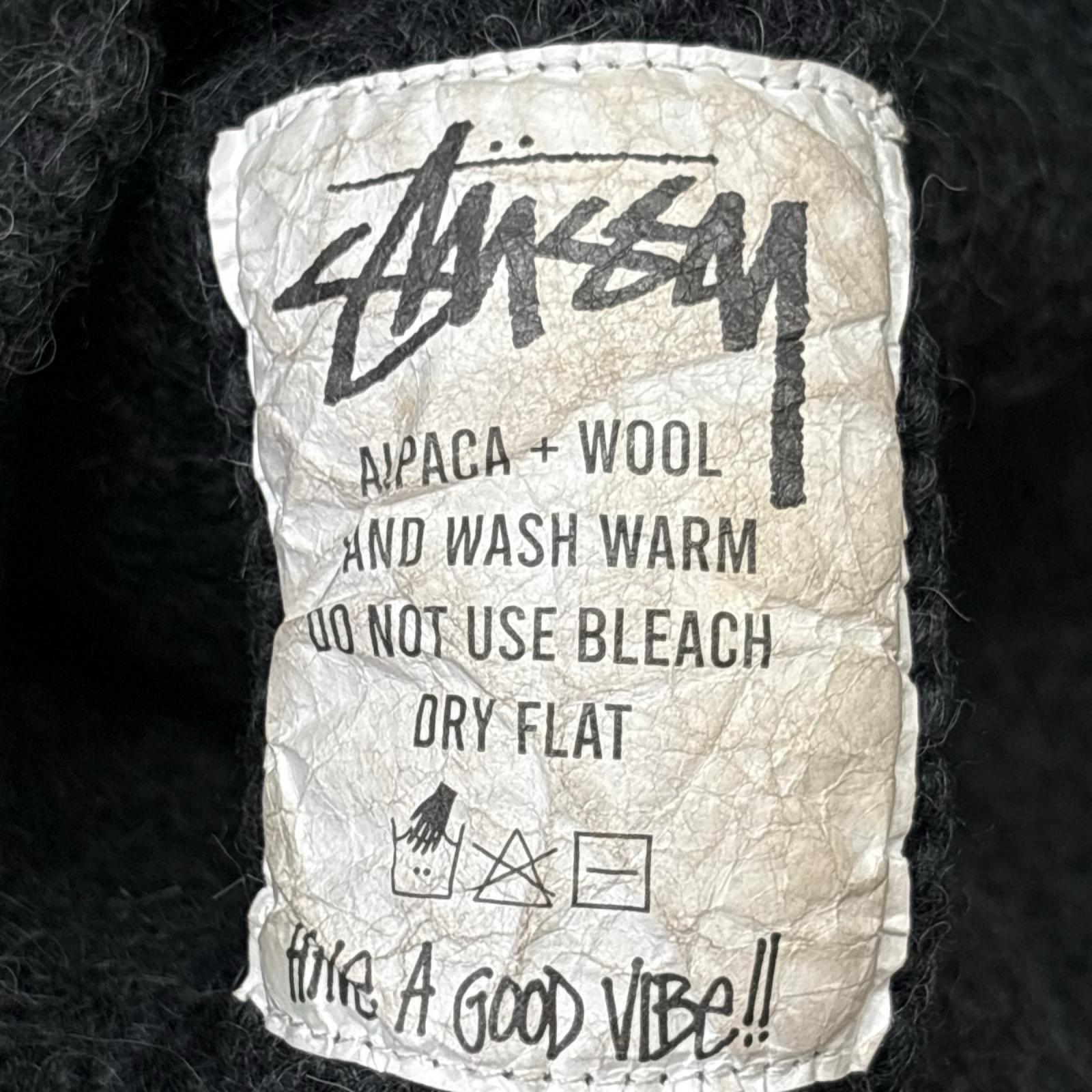 パーカー 24AW Chunky Knit Zip Hoodie M ブラック