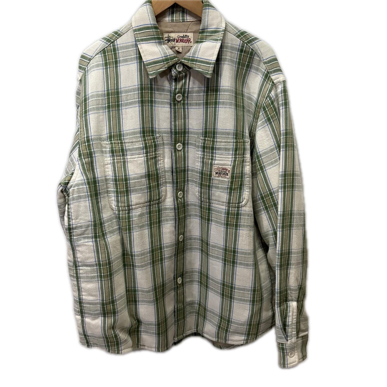 長袖シャツ 26SS Lau Plaid Shirt Jacket M グリーン