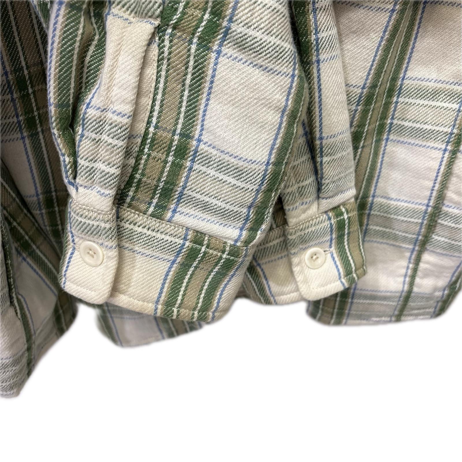長袖シャツ 26SS Lau Plaid Shirt Jacket M グリーン