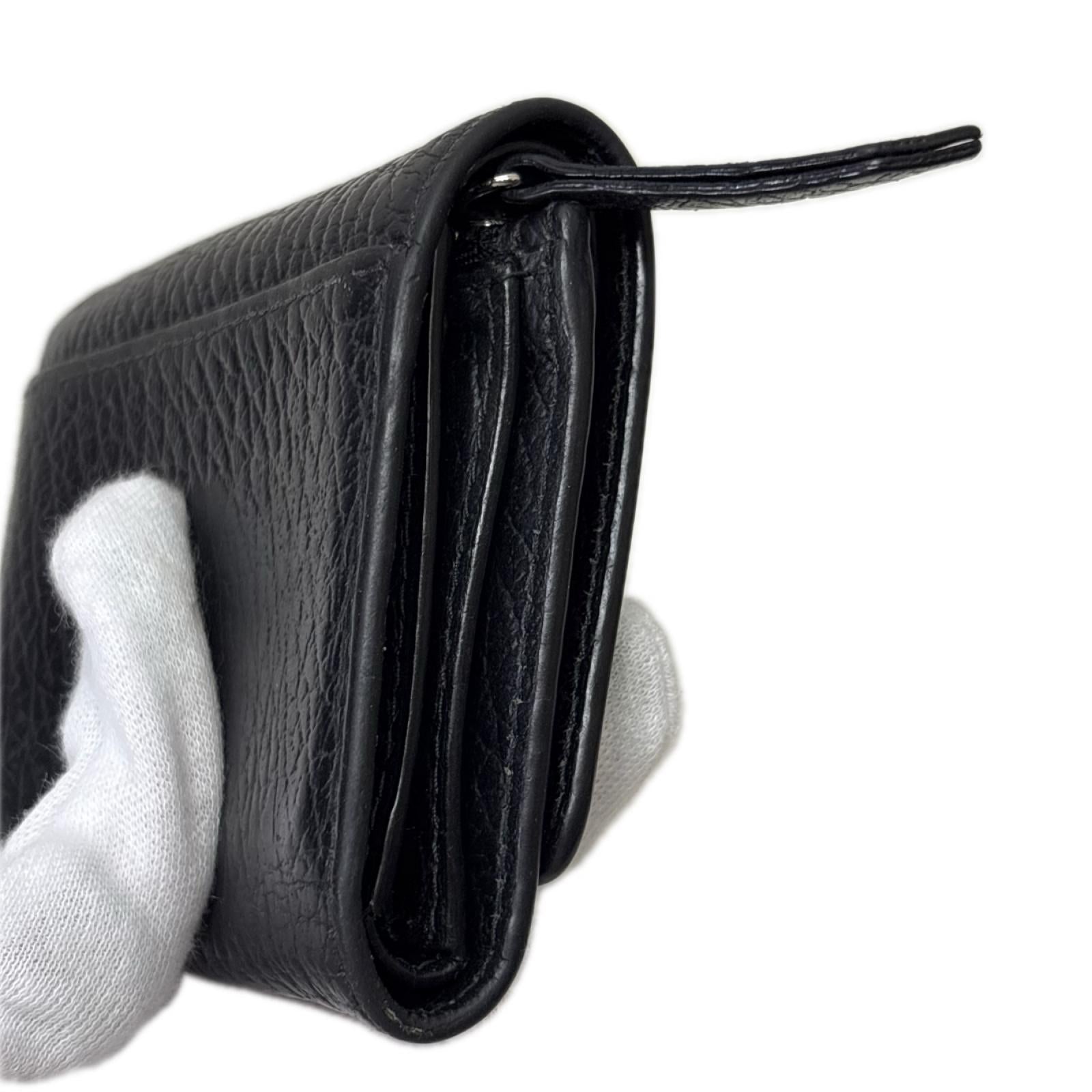 コンパクトウォレット ZIP COMPACT TRY FOLD ブラック