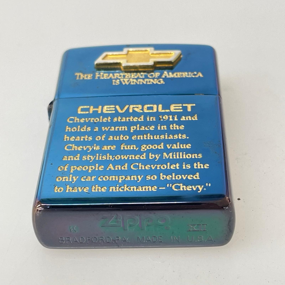 ライター CHEVROLET 1000 XII ブルー