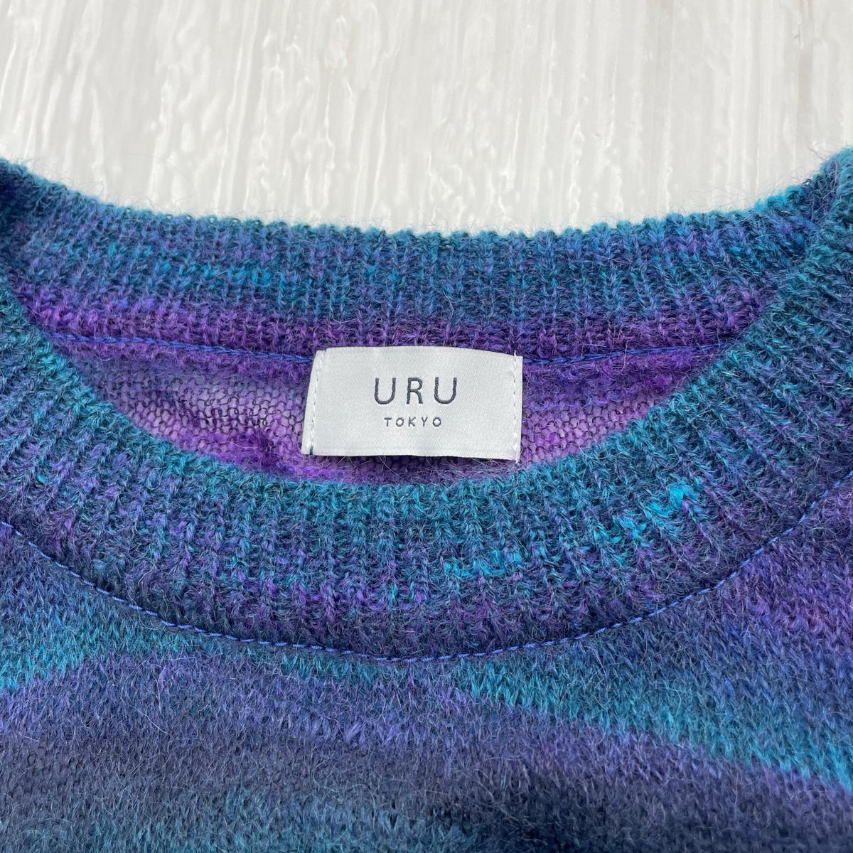 ニット CREW NECK KNIT フリー