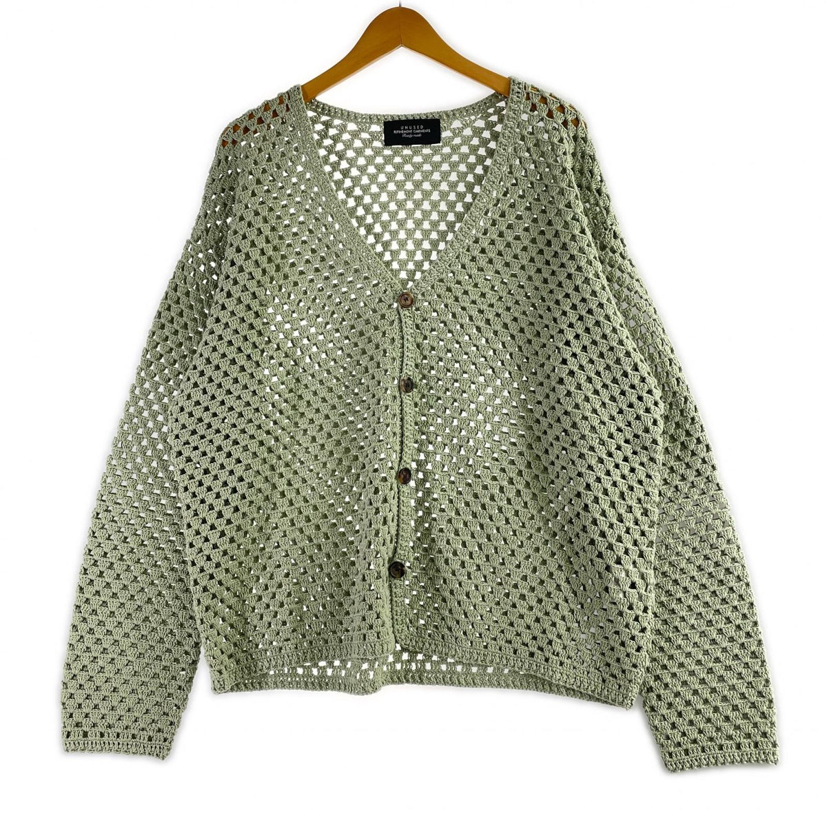 カーディガン MESH CARDIGAN ｶｰｷ US2330 2 カーキ