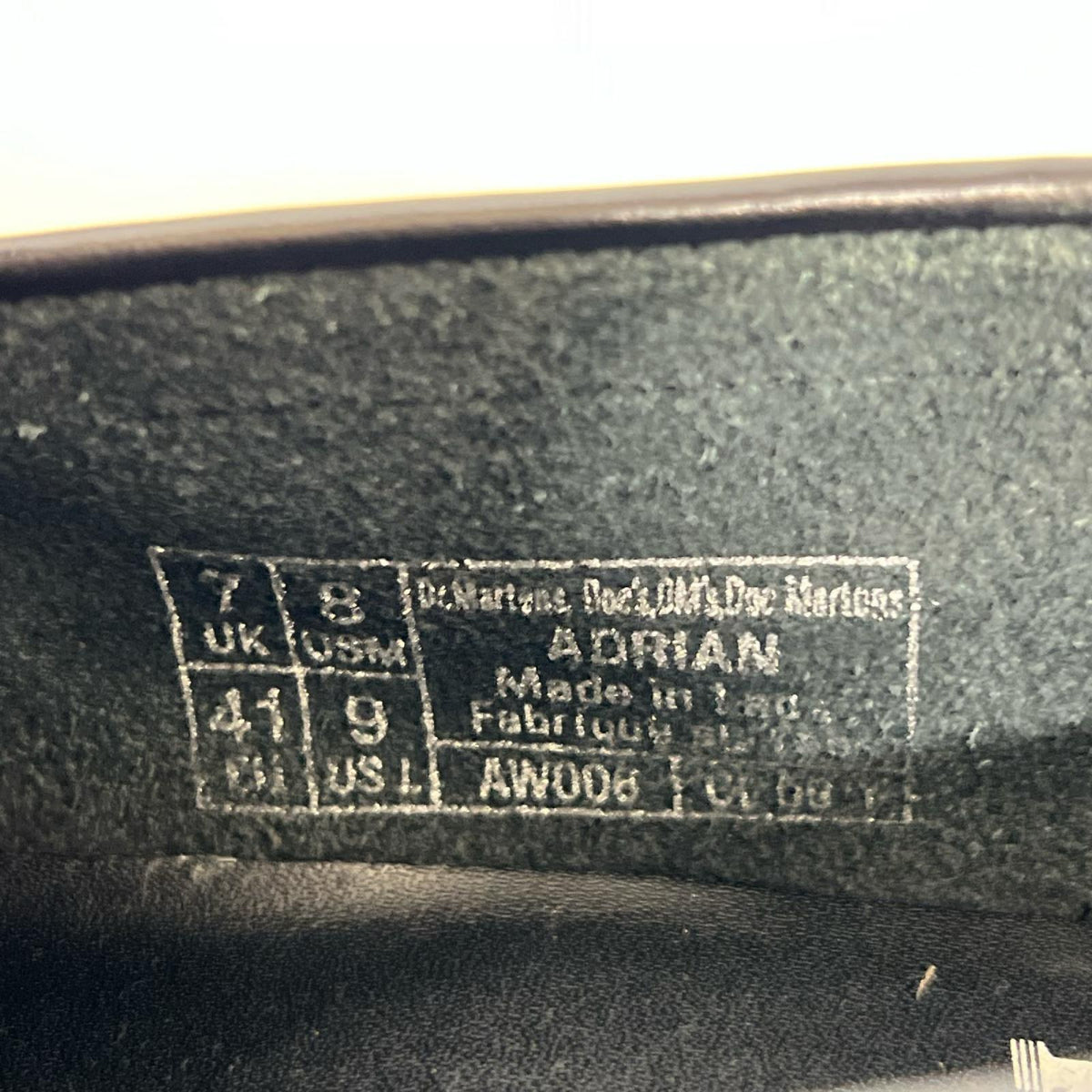 シューズ Dr.Martens ADRIAN CL09Y (8) ブラック