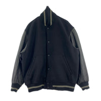 ジャケット graphpaper Scale Off Melton Stadium Jacket 1 ﾌﾞﾗｯｸ 1 ブラック