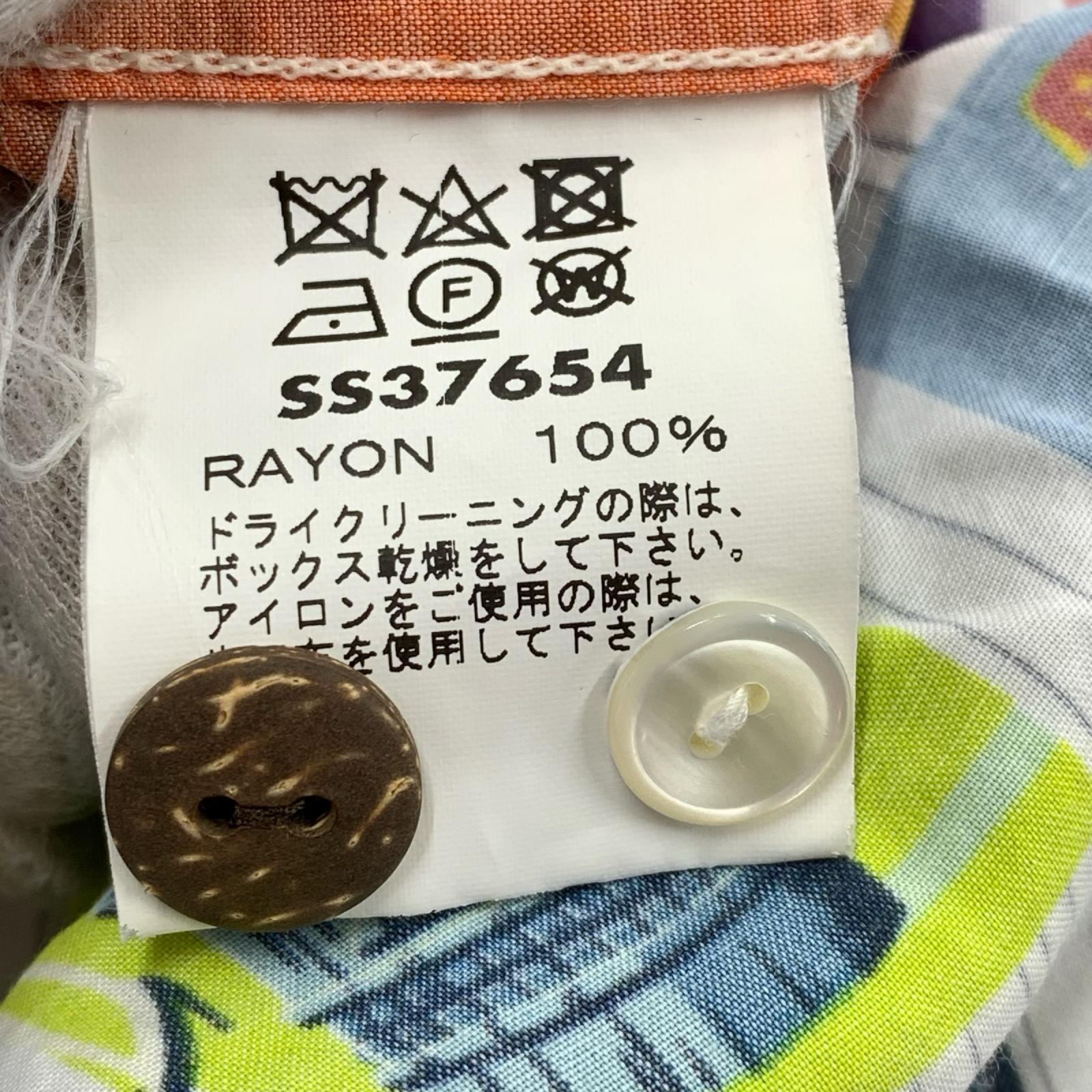 半袖シャツ keoni of hawaii 総柄 S S マルチカラー