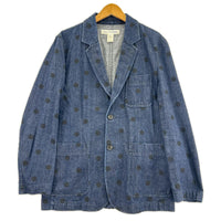 テーラードジャケット COMME des GARCONS SHIRT 水玉 M ネイビー
