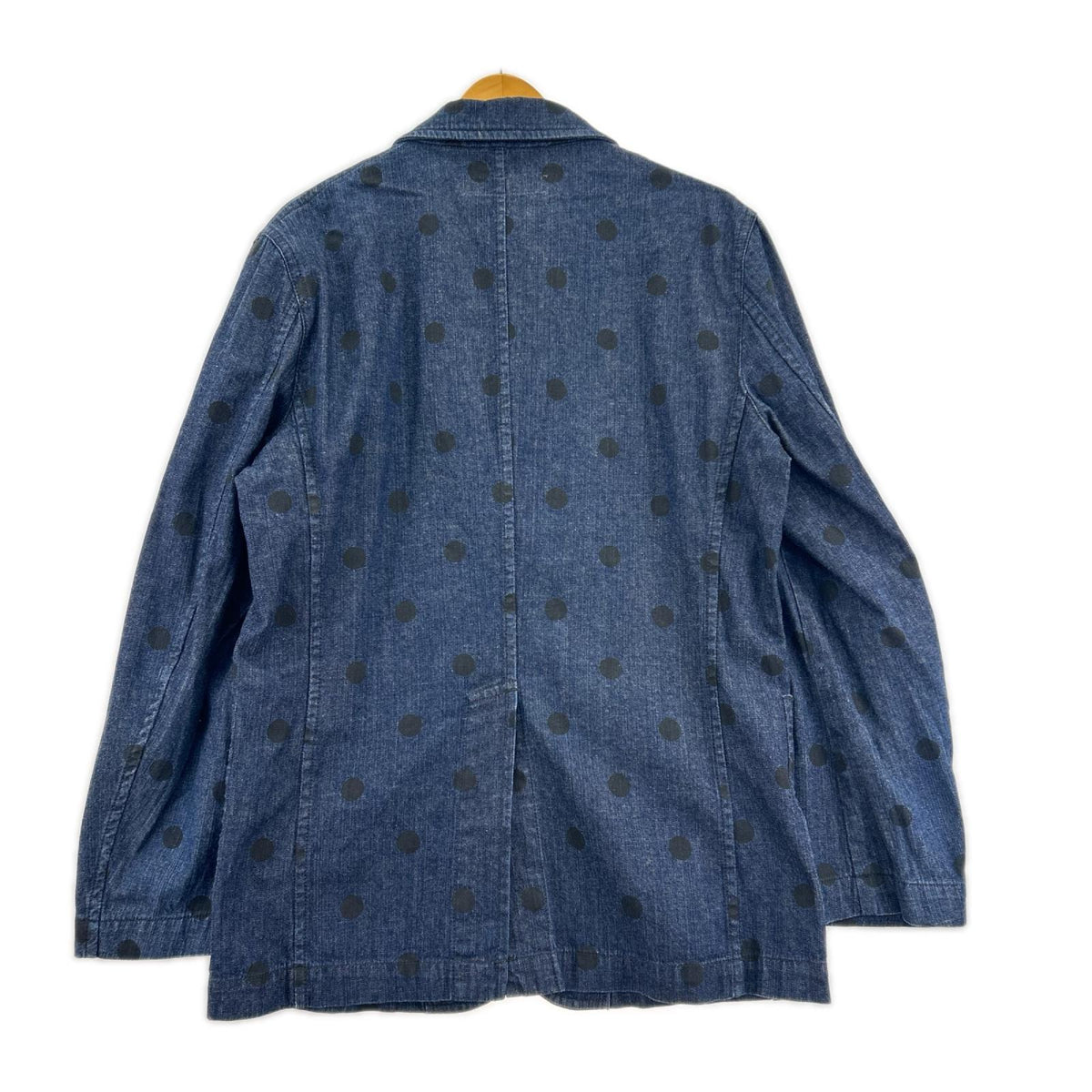 テーラードジャケット COMME des GARCONS SHIRT 水玉 M ネイビー