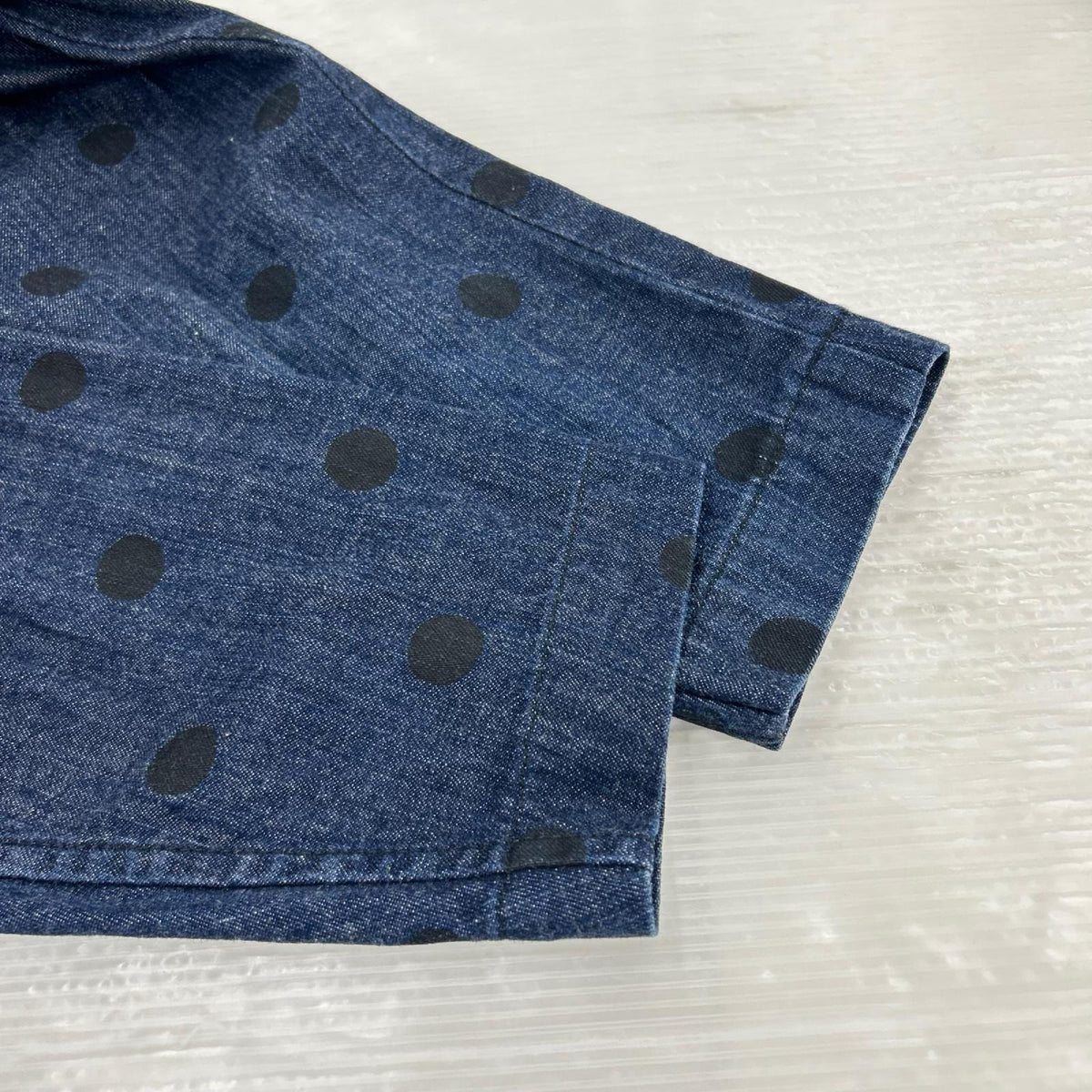 テーラードジャケット COMME des GARCONS SHIRT 水玉 M ネイビー