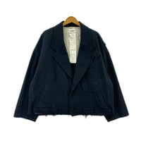 ジャケット 21SS10JK39 SILK CHINO CUT-OFF JACKET 紺 M M ネイビー