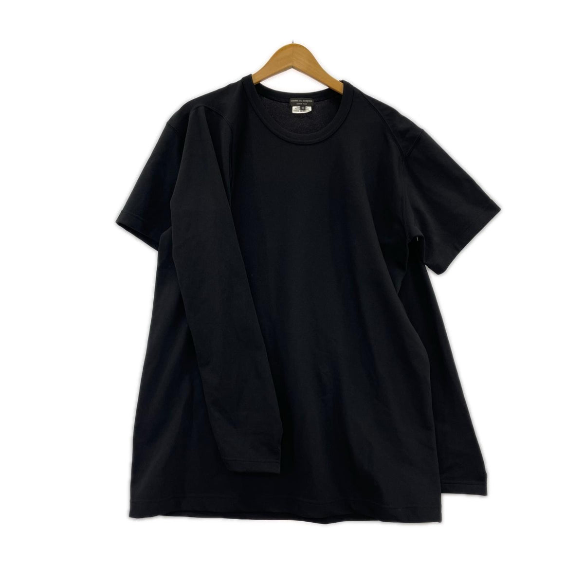 半袖Ｔシャツ HOMME PLUS PP-T033 ポリ 黒 M M ブラック