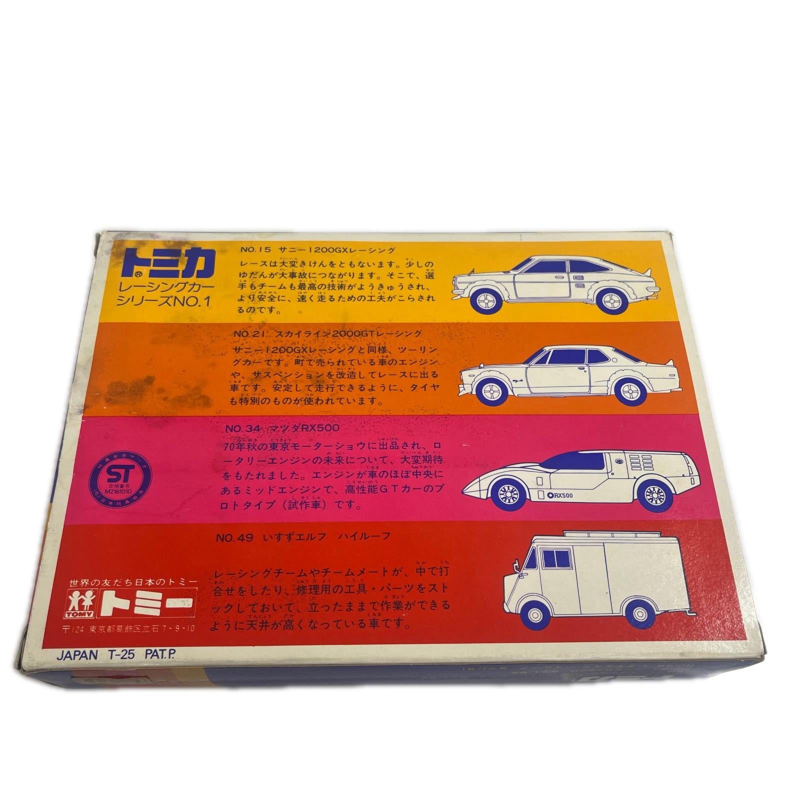 レーシングカーシリーズNO.1 トミカ　レーシングカー トミカ トミカ